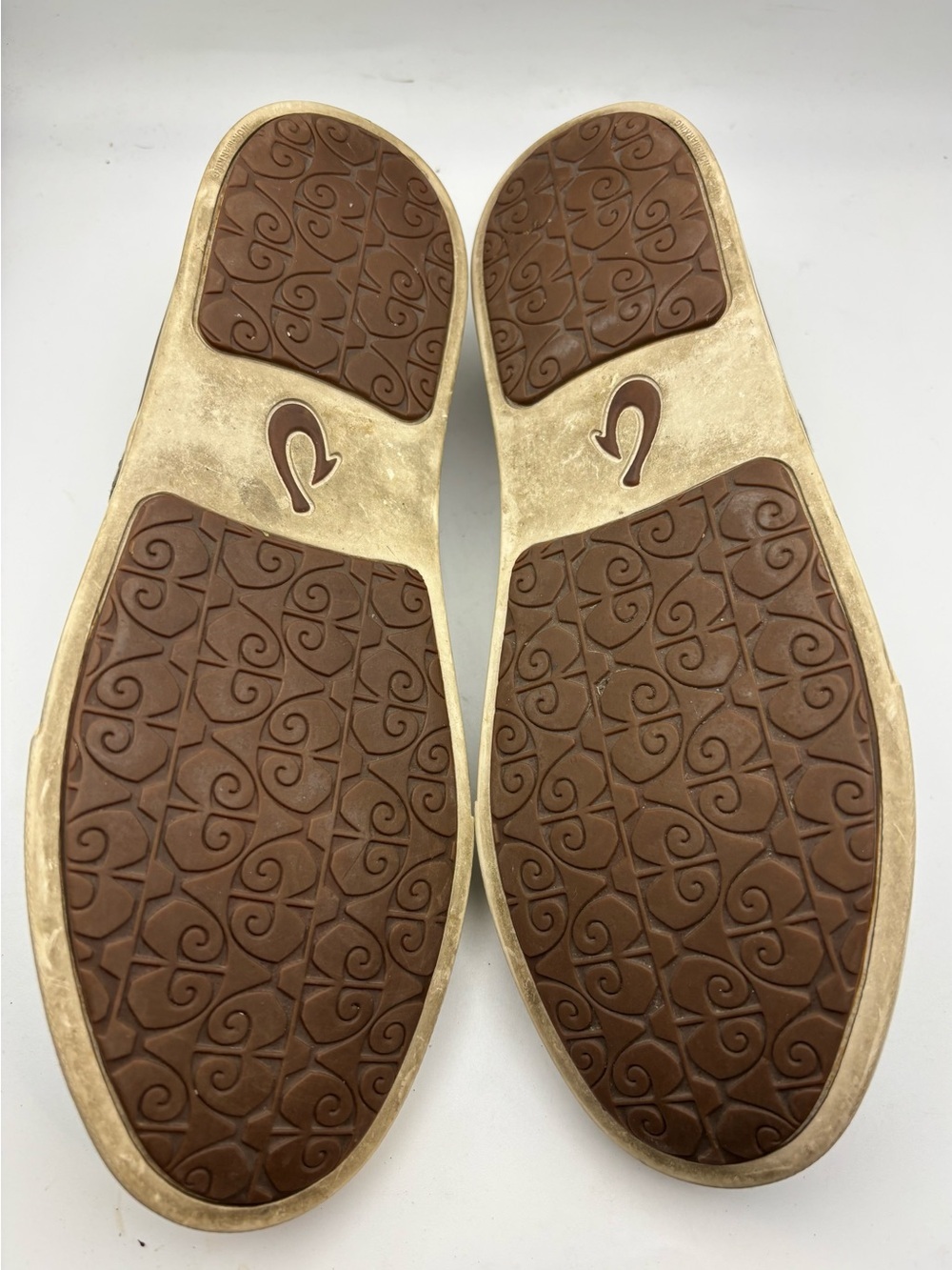 OluKai Pehuea Slip On Shoes Womens 9 Brown Mesh Leather Casual Comfort - Picture 5 of 6